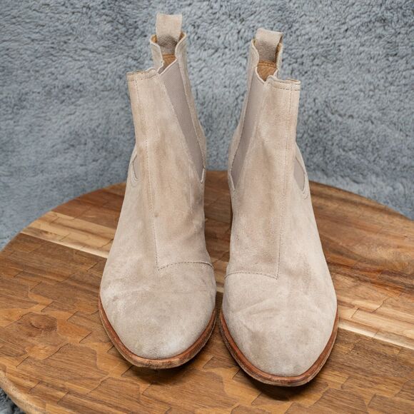 Rag & Bone Walker Women Comfortable Boots Tan Suede Size 7.5 Eu 38.5 - Picture 2 of 7